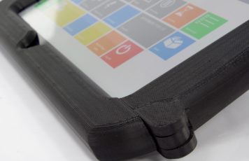 Tablet case made using electrostatic dissipative thermoplastic