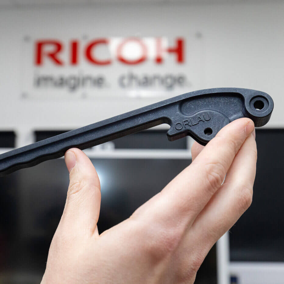 Beagle will be distributing the co-created lever kit on behalf of Ricoh 3D and ORLAU. 