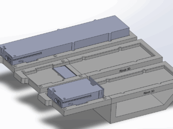 Approved design for AM jig for cartridge modifications.